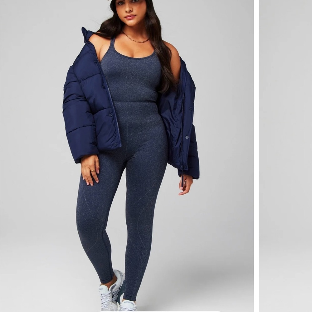 Fabletics Dark Blue Leggings Jumpsuit